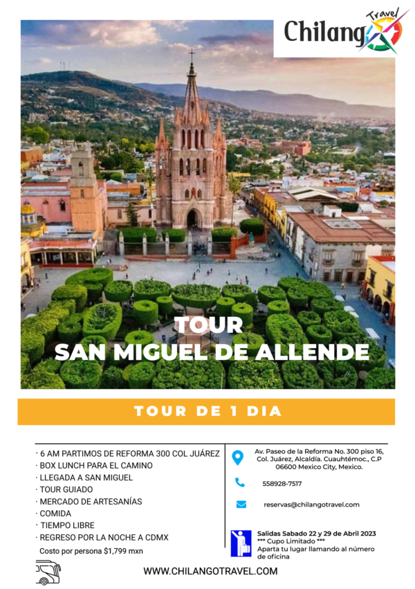 Tour 1 día San Miguel de Allende