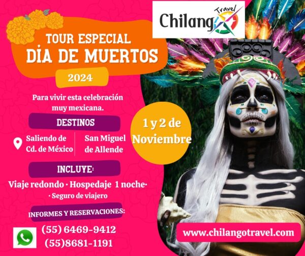 San Miguel de Allende desde CDMX Dia de muertos 2024