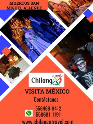 Tour día de muertos San Miguel de Allende – 3 días